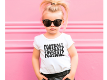 Load image into Gallery viewer, Football Wave Toddler Tee
