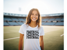 Load image into Gallery viewer, Football Wave Youth T-shirt
