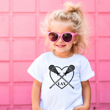 Load image into Gallery viewer, Lacrosse Heart Toddler Tee
