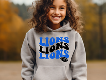 Load image into Gallery viewer, Lions Wave Youth Hoodie(NFL)
