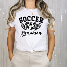 Load image into Gallery viewer, Soccer Grandma Heart T-shirt
