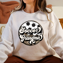 Load image into Gallery viewer, Soccer Leopard Grandma Premium Sweatshirt
