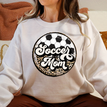 Load image into Gallery viewer, Soccer Leopard Mom Premium Sweatshirt
