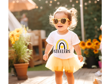 Load image into Gallery viewer, Steelers Rainbow Baby Tee(NFL)
