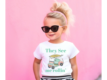 Load image into Gallery viewer, They See Me Rollin&#39; Golf Toddler Tee
