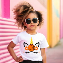 Load image into Gallery viewer, Unicorn Basketball Youth T-shirt
