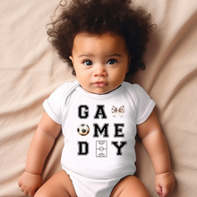 Load image into Gallery viewer, Soccer Game Day Baby Onesie
