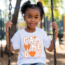 Load image into Gallery viewer, Game Day Orange Basketball Youth T-shirt
