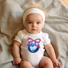Load image into Gallery viewer, Vintage Volleyball Coquette Baby Onesie
