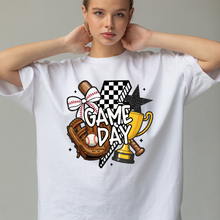 Load image into Gallery viewer, Game Day Retro Baseball Teen T-shirt
