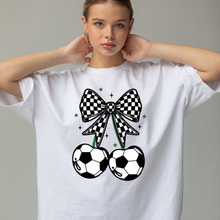 Load image into Gallery viewer, Soccer Cherries Teen T-shirt
