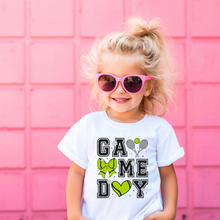 Load image into Gallery viewer, Spring Game Day Tennis Toddler Tee
