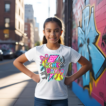 Load image into Gallery viewer, Colorful Game Day Softball Youth T-shirt
