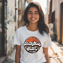 Load image into Gallery viewer, Basketball Sister Teen T-shirt
