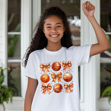 Load image into Gallery viewer, Basketball Coquette Teen T-shirt
