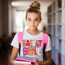 Load image into Gallery viewer, Colorful Basketball Youth T-shirt
