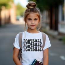 Load image into Gallery viewer, Football Wave Youth T-shirt
