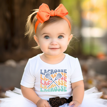 Load image into Gallery viewer, Multicolor Lacrosse Wave Baby Tee
