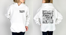 Load image into Gallery viewer, Lacrosse Vibes Front &amp; Back Youth Hoodie
