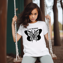 Load image into Gallery viewer, Butterfly Lacrosse Youth T-shirt
