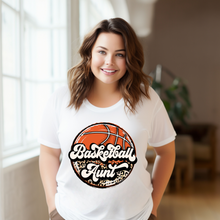 Load image into Gallery viewer, Leopard Basketball Aunt T-shirt
