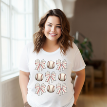 Load image into Gallery viewer, Baseball Coquette T-shirt
