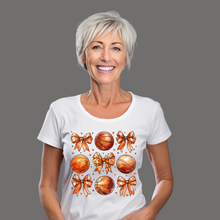 Load image into Gallery viewer, Basketball Coquette T-shirt
