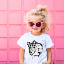 Load image into Gallery viewer, Grunge Volleyball Coquette Toddler Tee

