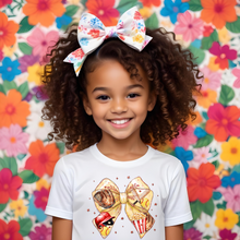 Load image into Gallery viewer, Vintage Softball Bow Youth T-shirt
