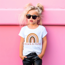 Load image into Gallery viewer, Track &amp; Field Rainbow Youth T-shirt
