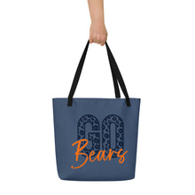 Load image into Gallery viewer, Go Bears All-Over Print Large Tote Bag
