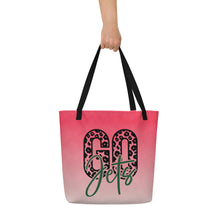 Load image into Gallery viewer, Go Jets All-Over Print Large Tote Bag
