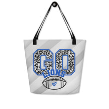 Load image into Gallery viewer, Go Lions All-Over Print Large Tote Bag(NFL)
