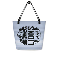 Load image into Gallery viewer, Lions Football All-Over Print Large Tote Bag(NFL)
