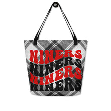 Load image into Gallery viewer, Niners Wave All-Over Print Large Tote Bag(NFL)
