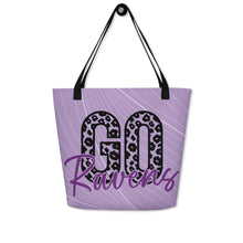 Load image into Gallery viewer, Go Ravens All-Over Print Large Tote Bag(NFL)
