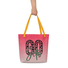 Load image into Gallery viewer, Go Jets All-Over Print Large Tote Bag
