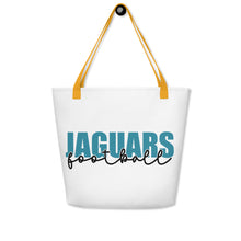 Load image into Gallery viewer, Jaguars Knockout All-Over Print Large Tote Bag(NFL)
