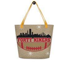 Load image into Gallery viewer, SF 49ers All-Over Print Large Tote Bag(NFL)
