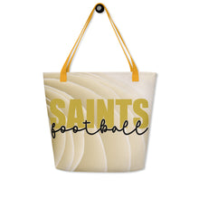 Load image into Gallery viewer, Saints Knockout All-Over Print Large Tote Bag(NFL)
