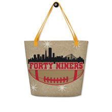 Load image into Gallery viewer, SF 49ers All-Over Print Large Tote Bag(NFL)
