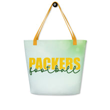 Load image into Gallery viewer, Packers Knockout All-Over Print Large Tote Bag(NFL)
