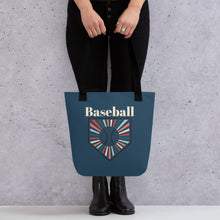 Load image into Gallery viewer, Baseball Tote bag
