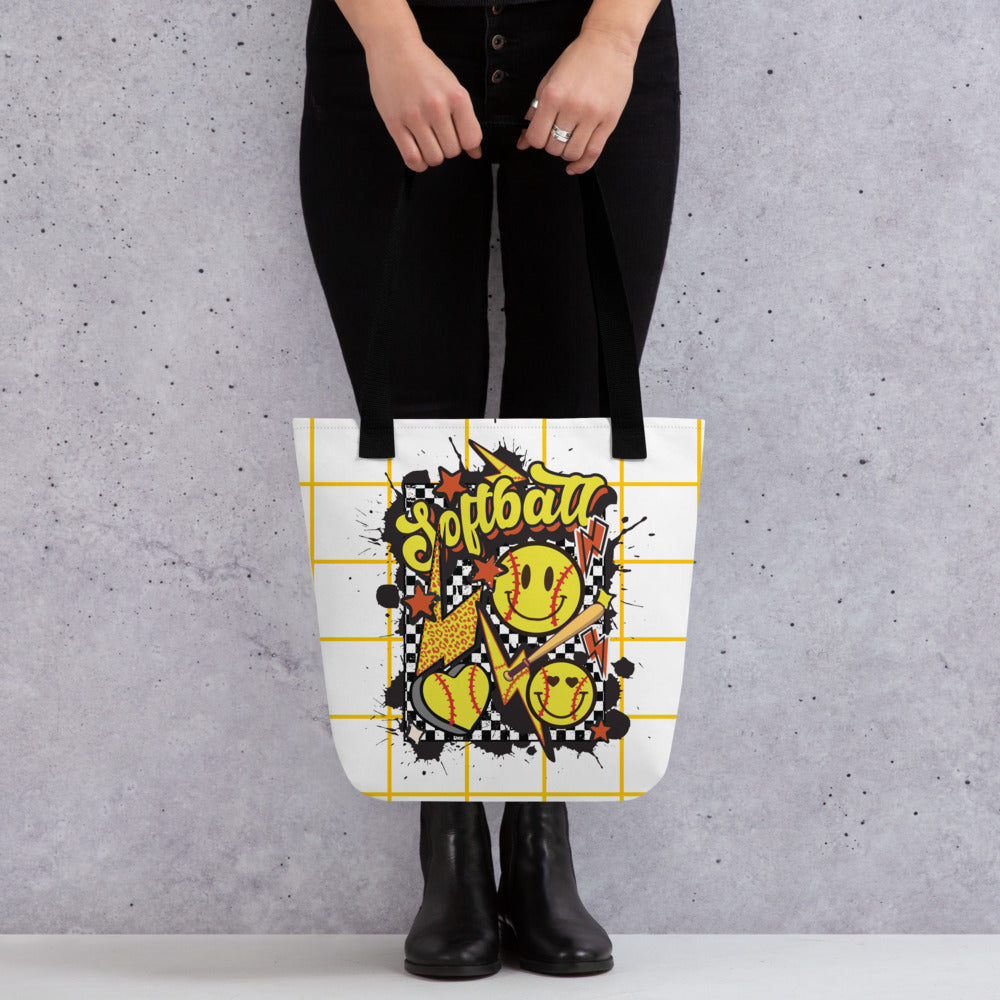 Retro Softball Tote bag