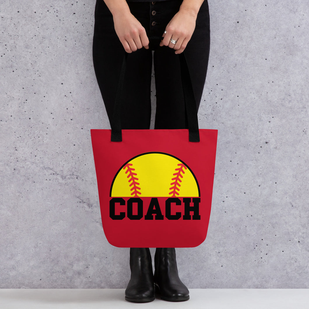 Softball Coach Tote bag