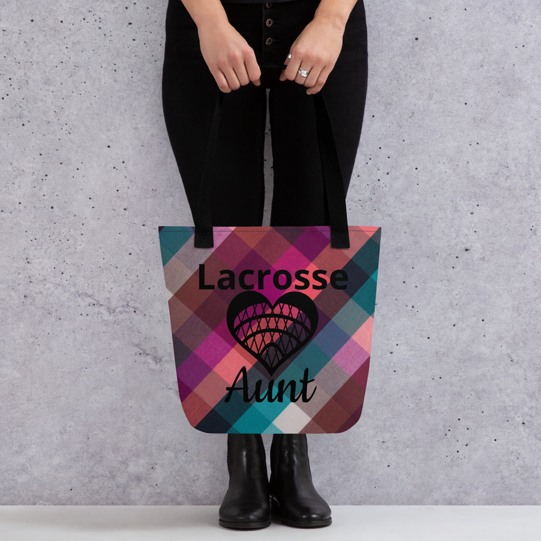 Lacrosse Aunt Tote bag