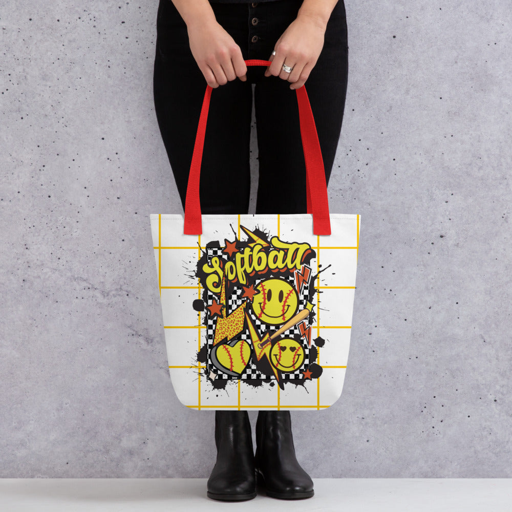 Retro Softball Tote bag