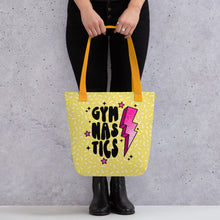 Load image into Gallery viewer, Gymnastics Lightning Tote bag
