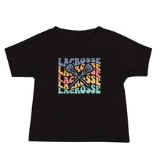 Load image into Gallery viewer, Multicolor Lacrosse Wave Baby Tee
