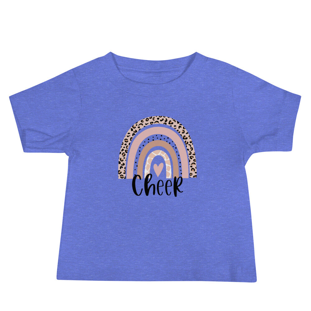 Cheer Rainbow Baby Tee